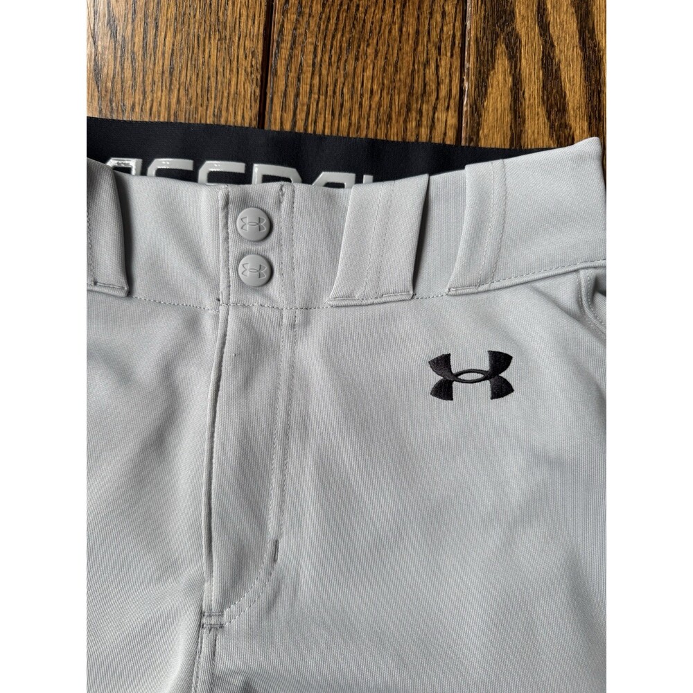 Under Armour Men's Tapered Fit Baseball Pants Gray, Size Small - Picture 2 of 6